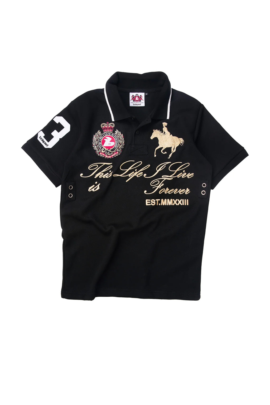 BOLAPSD BLACK LEAGUE POLO