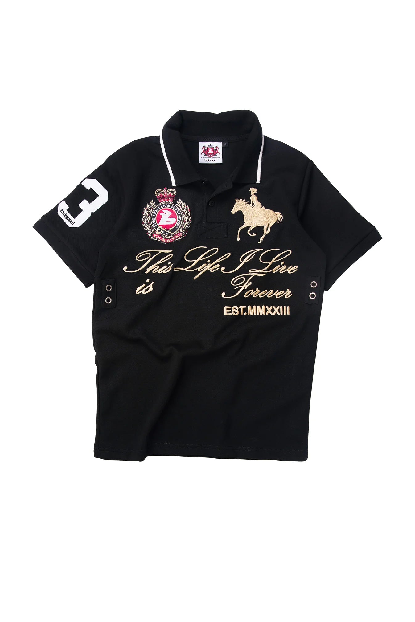 BOLAPSD BLACK LEAGUE POLO